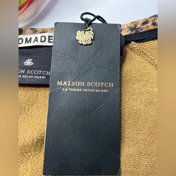 Scotch & Soda Tops | Maison Scotch Nomade Embroidered Sleeve Blouse New with Tag - Picture 4 of 5